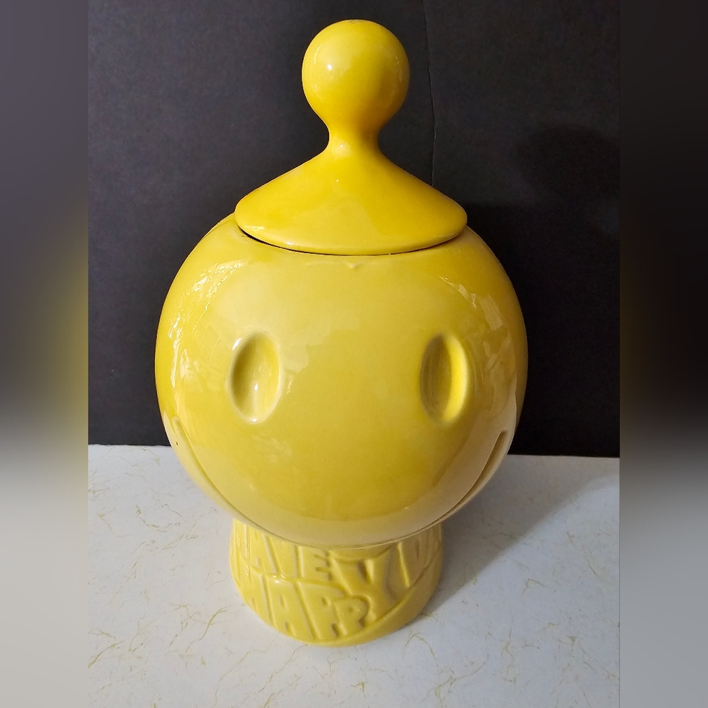 McCoy Smiley Face Cookie Jar